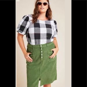 NWT 22W Anthropologie Pilcro & Letterpress Skirt